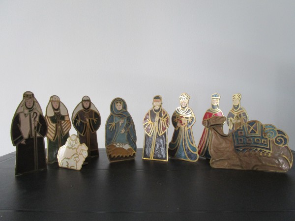 A Brass Nativity Scene