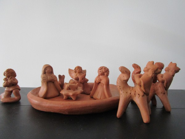 Peruvian Terracotta Nativity Scene